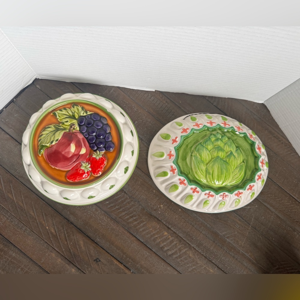 Vintage Ceramic Fruit and Vegetable Molds